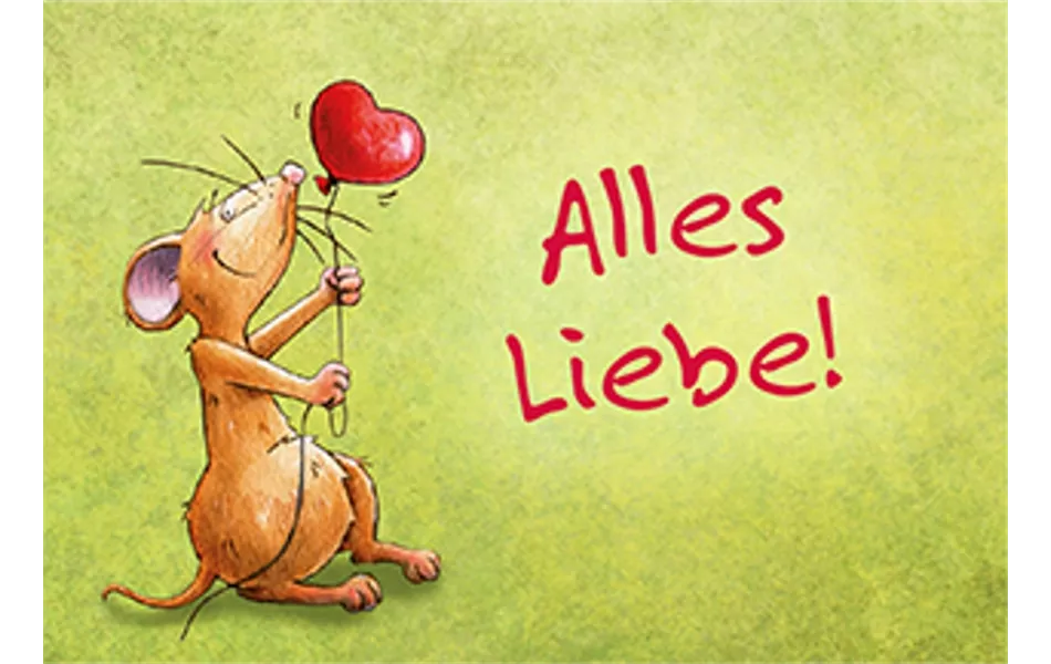 Alles Liebe - Mini-Karte