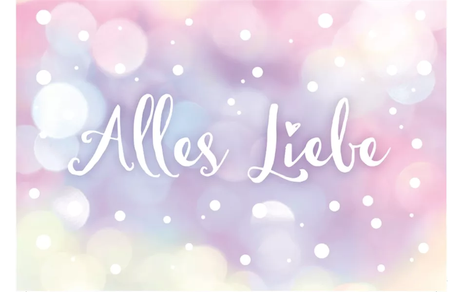 Alles Liebe 2 - Mini-Karte