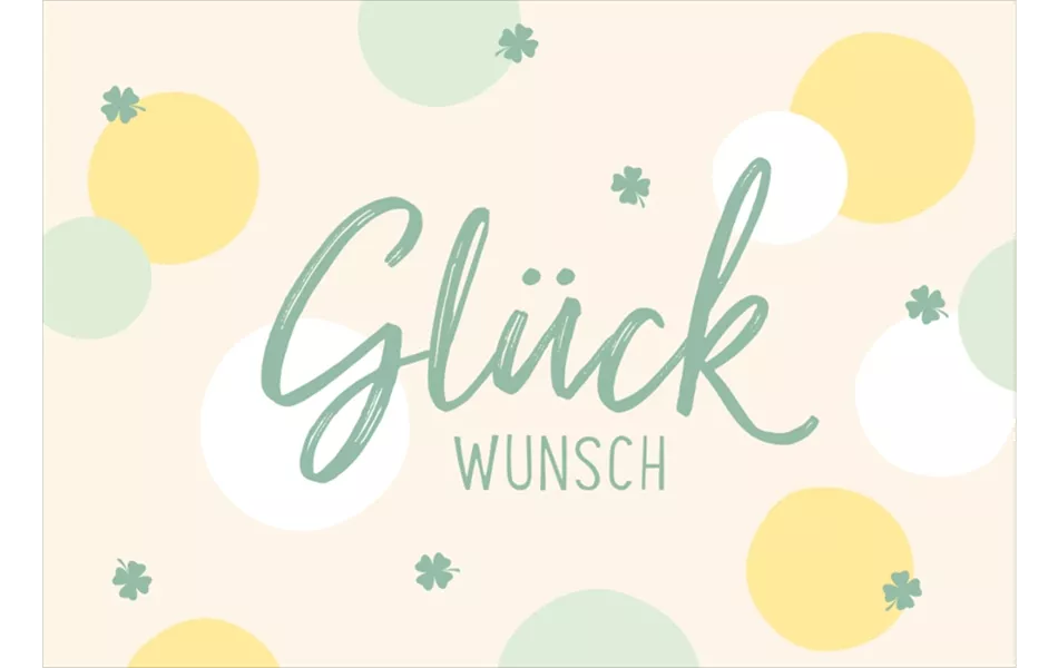 Glückwunsch - Mini-Karte