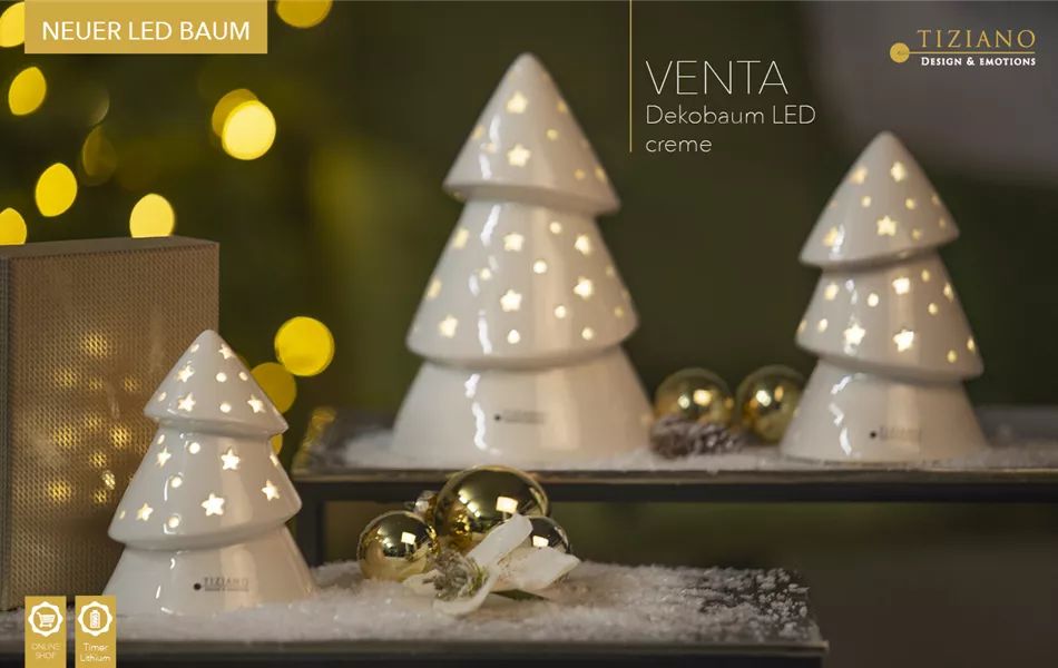 Xmas Baum Venta LED creme