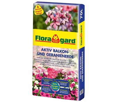 Floragard Aktiv Balkon- und Geranienerde 70l