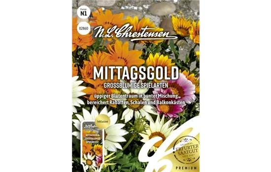 Mittagsgoldsamen 'Großblumige Spielarten'