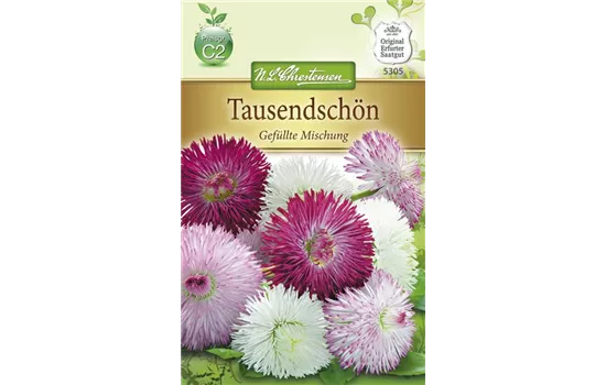 Gefülltes Gänseblümchen-Samen