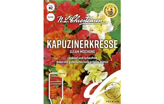 Kapuzinerkressesamen 'Gleam Mischung'