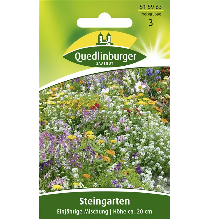 Steingartenpflanzen, einjährig