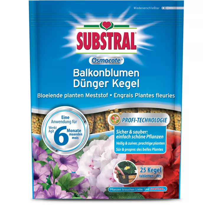 Substral Osmocote Balkonblumen Dünger Kegel