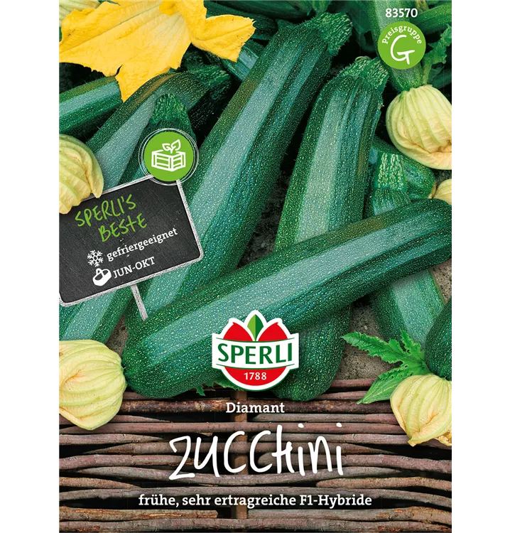 Cucurbita pepo subsp. pepo convar. giromontiina 'Diamant F1'