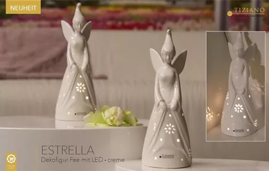 Fee Estrella mit Blume LED creme