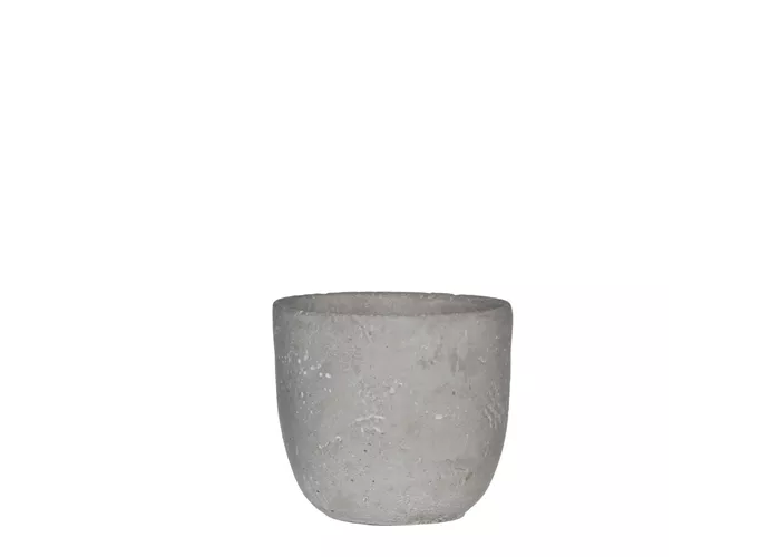 Jimmy Übertopf Cement rund grau Jimmy Übertopf Cement rund grau