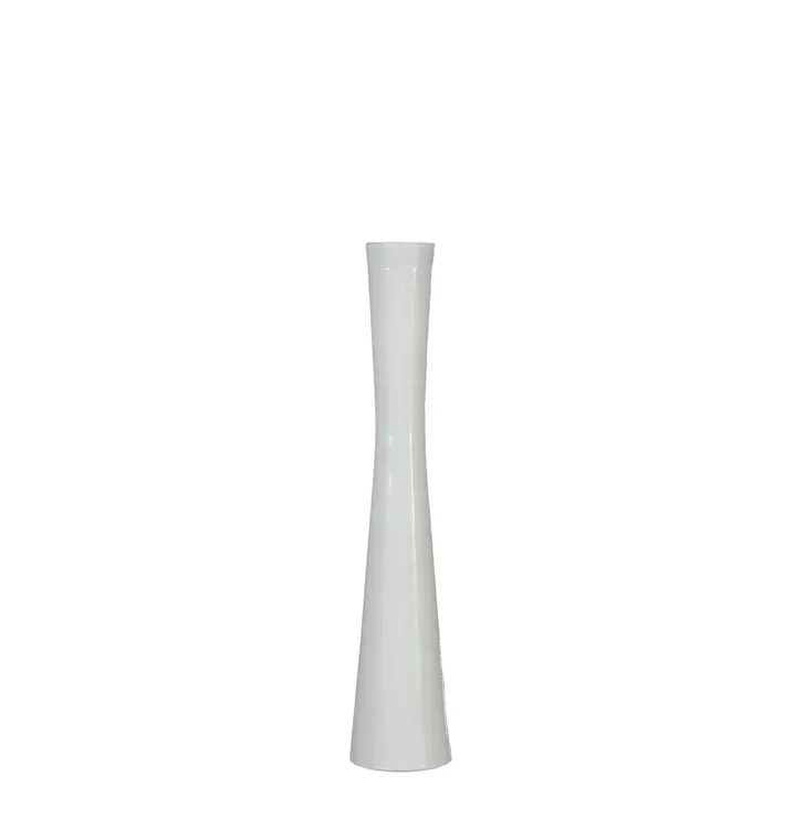 Gazelle solo blum Vase glas weiss h30xd6