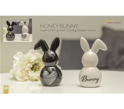 Hase Honey und Bunny mit Herz Decal