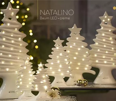 Baum Natalino LED creme