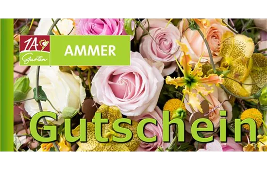 Geschenk Gutschein Blumenstrauß