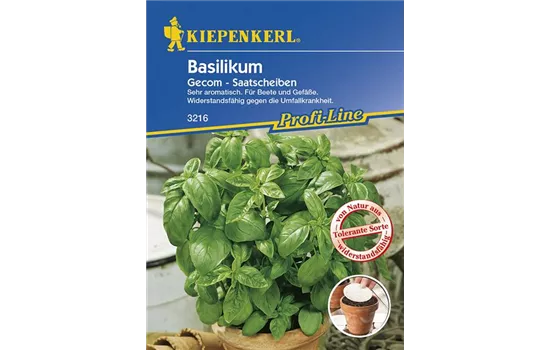 Basilikum Gecom - 5 Saatscheiben