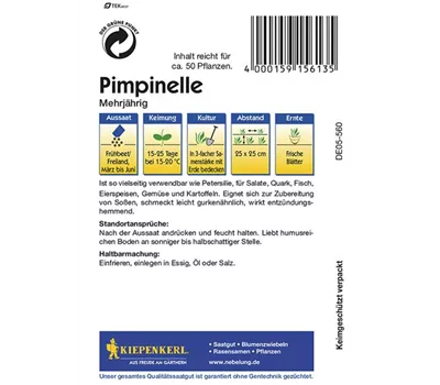 Pimpinelle mehrjährig